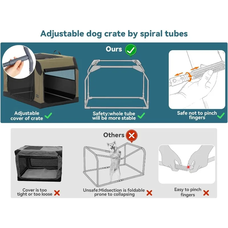 Indoor Fabric Pet Crate 2