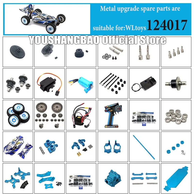 Pièces de Rechange Voiture RC - Lot de 7 Couleurs