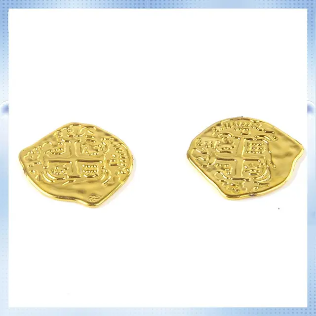 300 Pcs Plastic Gold Coins Pirate Coins Kids Play Coins For Pirate Party Treasure Chest Games Tokens Toys Cosplay 5