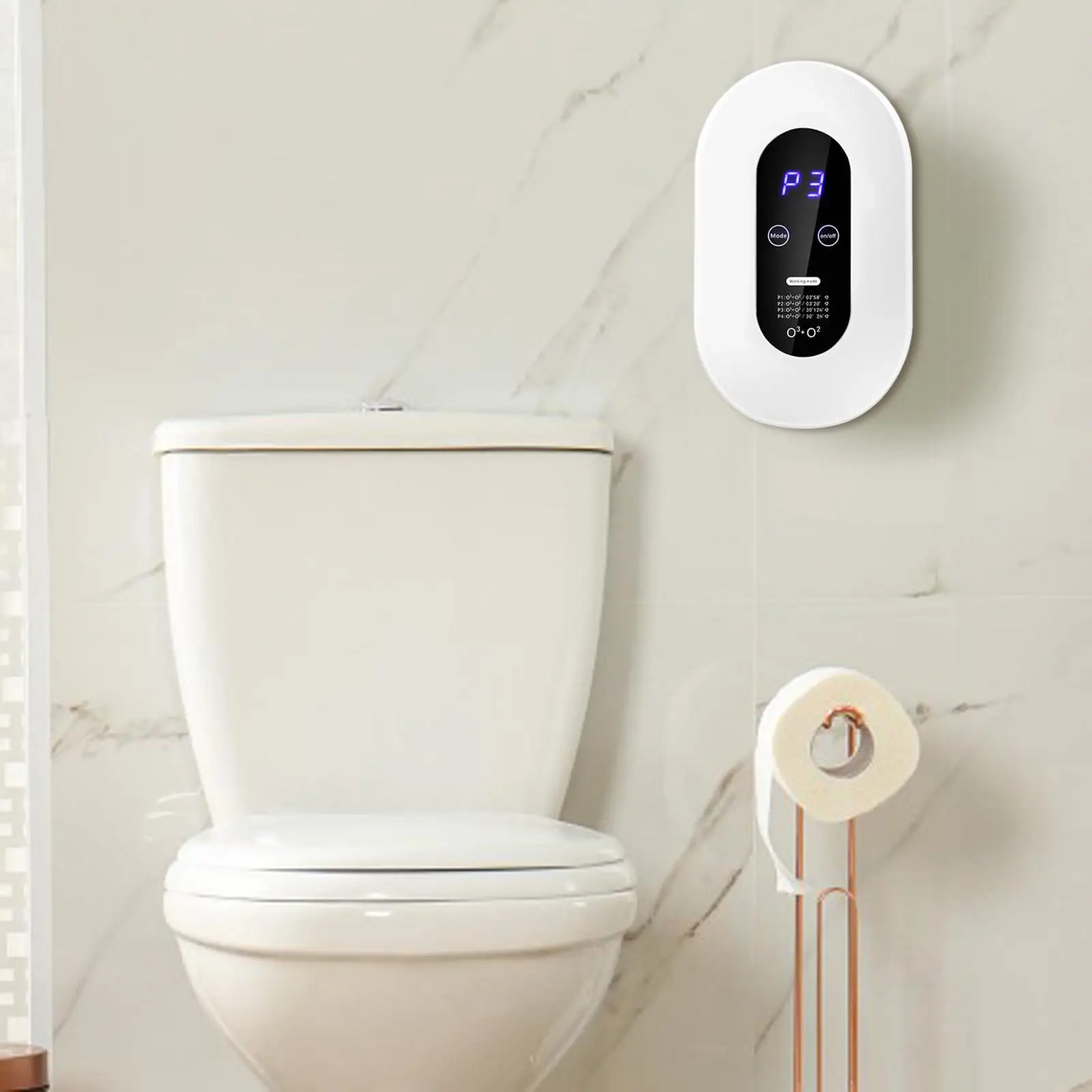 

Air Purifier Air Cleaner Air Purification Plug in Reduces Odors from Pets Quiet for Indoor Bathromm Small Areas Toliet Pets