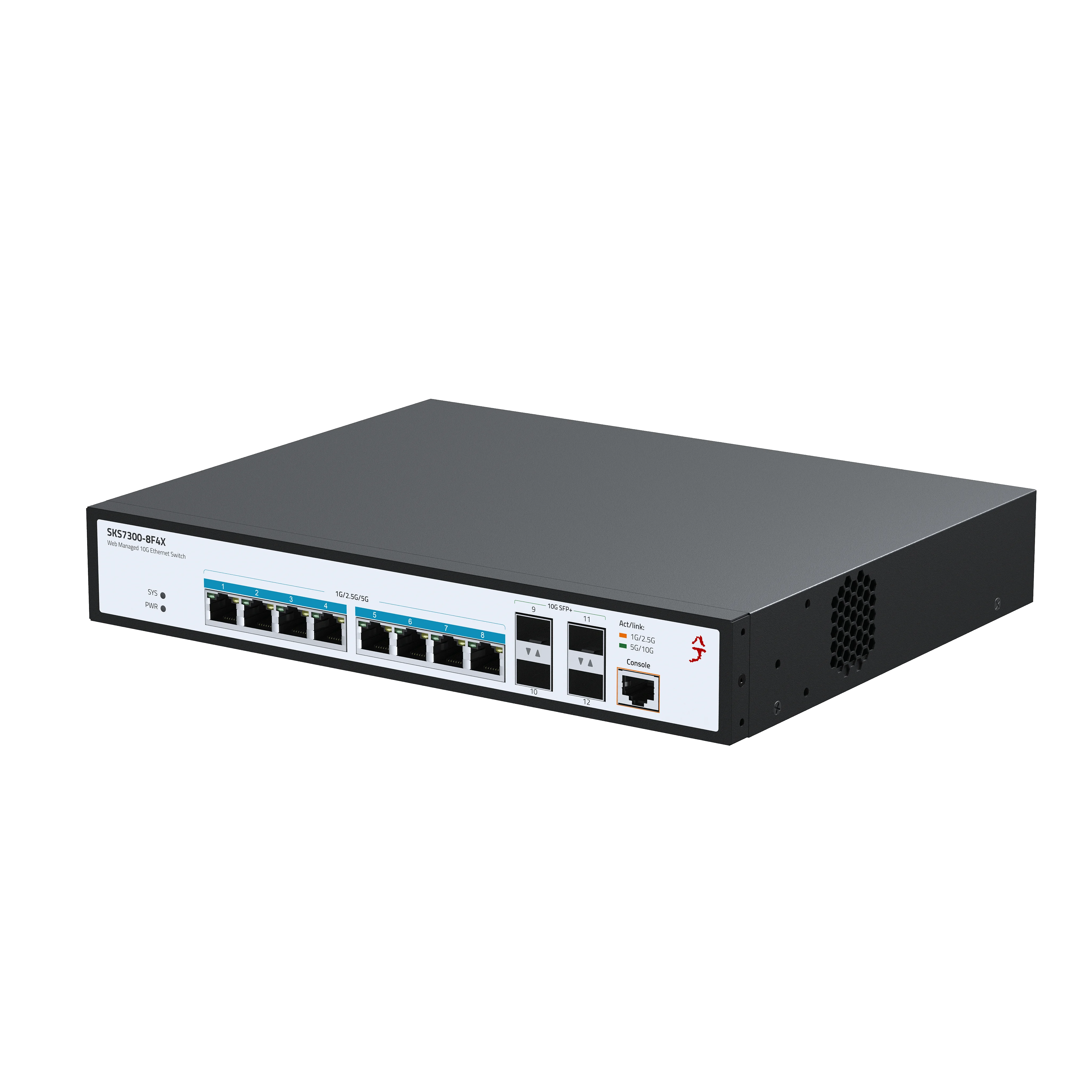 XikeStor L2 관리형 8 x 5G RJ45 포트 +4 x 10G SFP+ VLAN 지원 |   포트 집합 SKS7300 시리즈