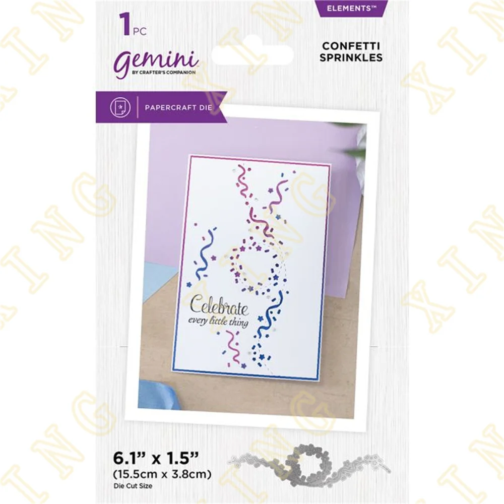 

Confetti Sprinkles New Metal Cutting Dies Scrapbook Diary Decoration Stencil Embossing Template Diy Greeting Card Handmade