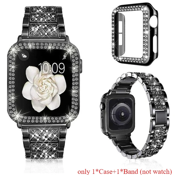 Elegant Women's Bracelet-Style Chain Strap with Metal Band
