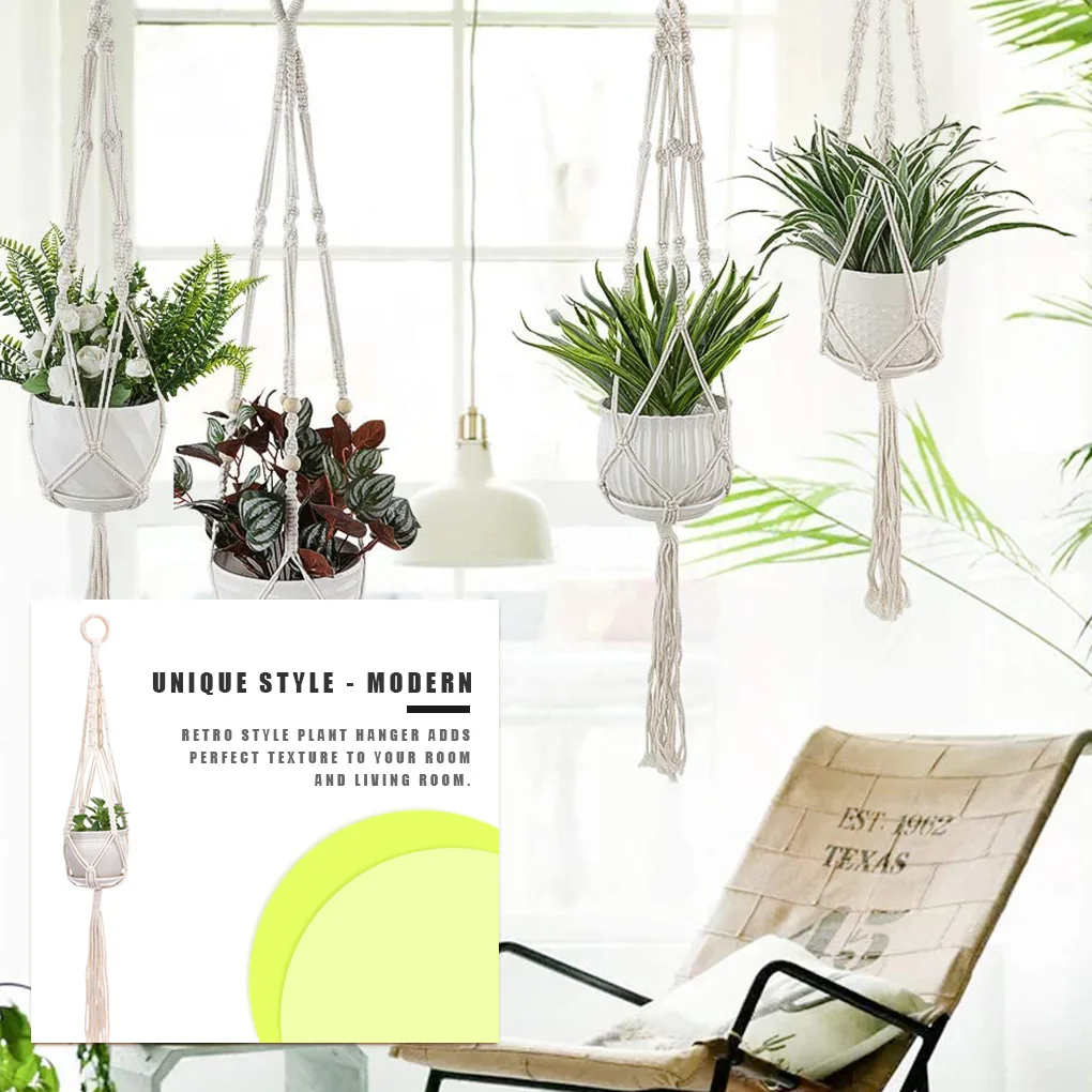 Macrame Hanging Plant Macrame Wall Hanging Plant Holder Basket