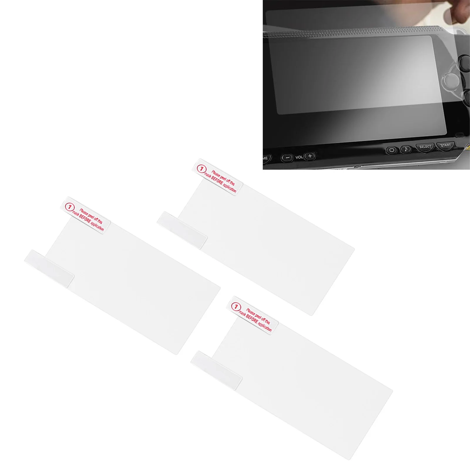 Premium Handheld Game Console Screen Protector Set - 3-Pack