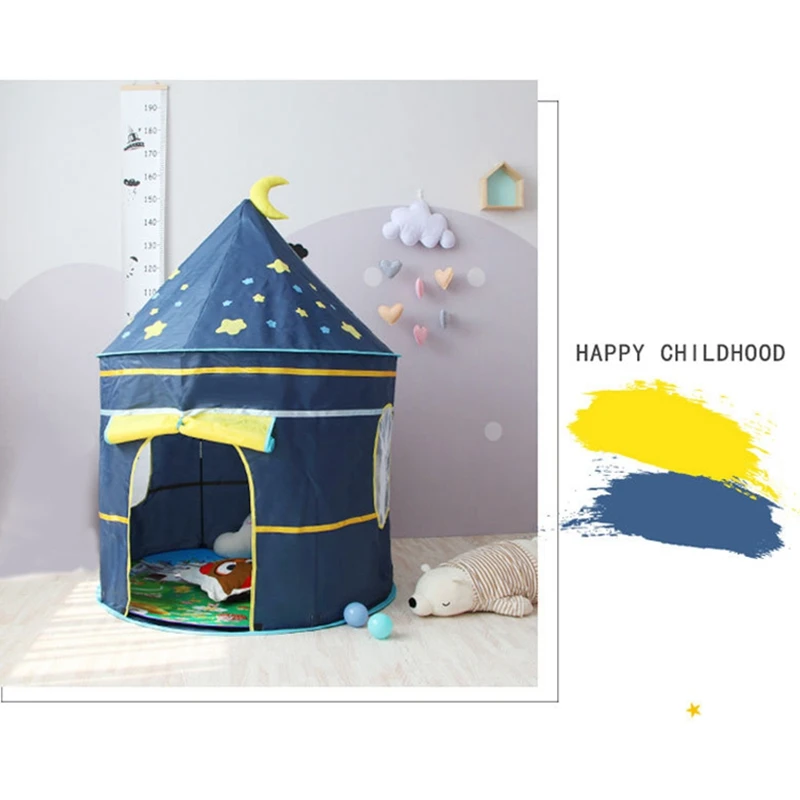 Kids Play Tent Princess Castle Playhouse With Carry Bag Portable 5