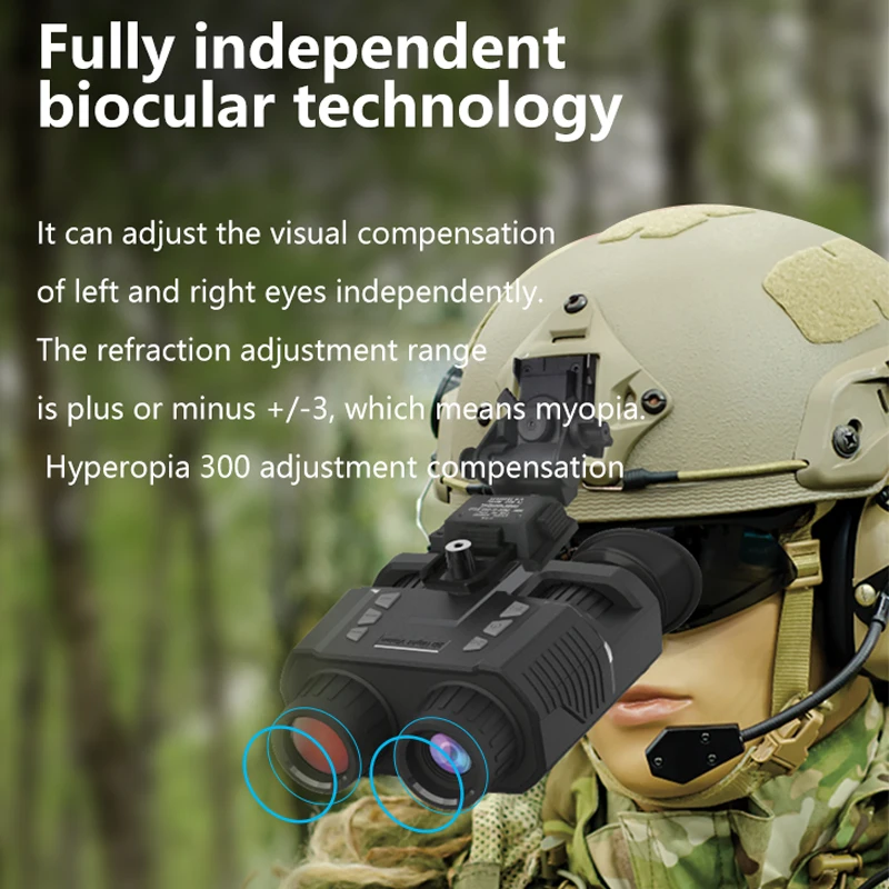 NV8000HDDigitalTacticalHelmetNightVisionTelescopeBinocular