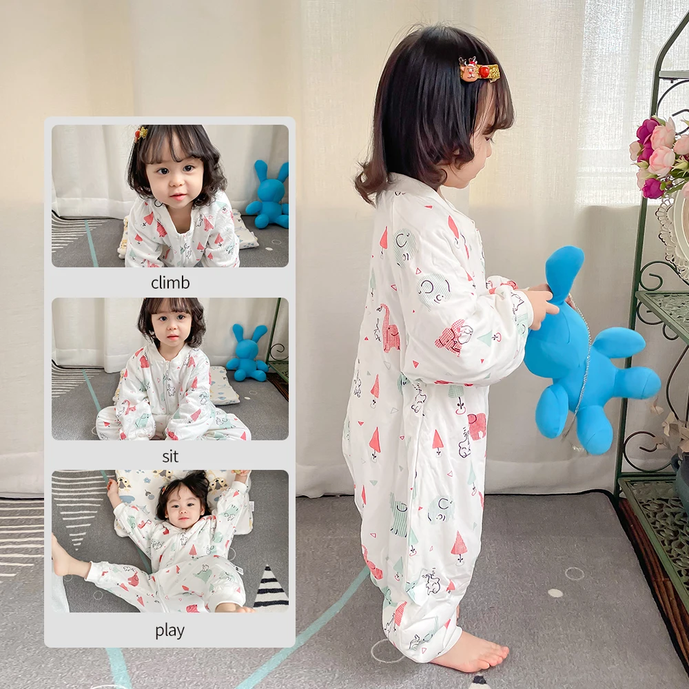 Baby Sleeping Bag Carriage Sack For Newborn Baby Animal Pattern Children Bed Play Split Leg Winter Anti Tipi Sleepsacks Warm 3
