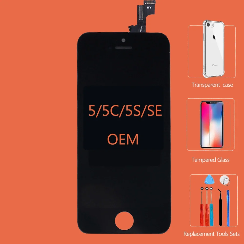 Top Oem Aaaa Schermo Lcd Originale Per Iphone 5 5S 5C Se Schermo Lcd Display Digitizer Touch Module Iphone5 5S 5C Se Sostituzione