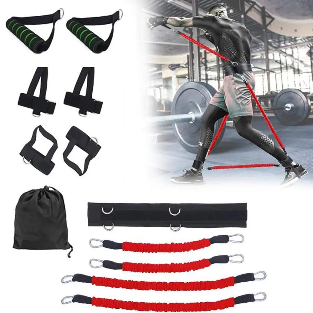 Sport Boxing Trainer Resistance Band Training Belt for Feet Workout Fitness Equipment Leg Speed Bouncing Stretching Exercise muscle trainer yoga elastic band