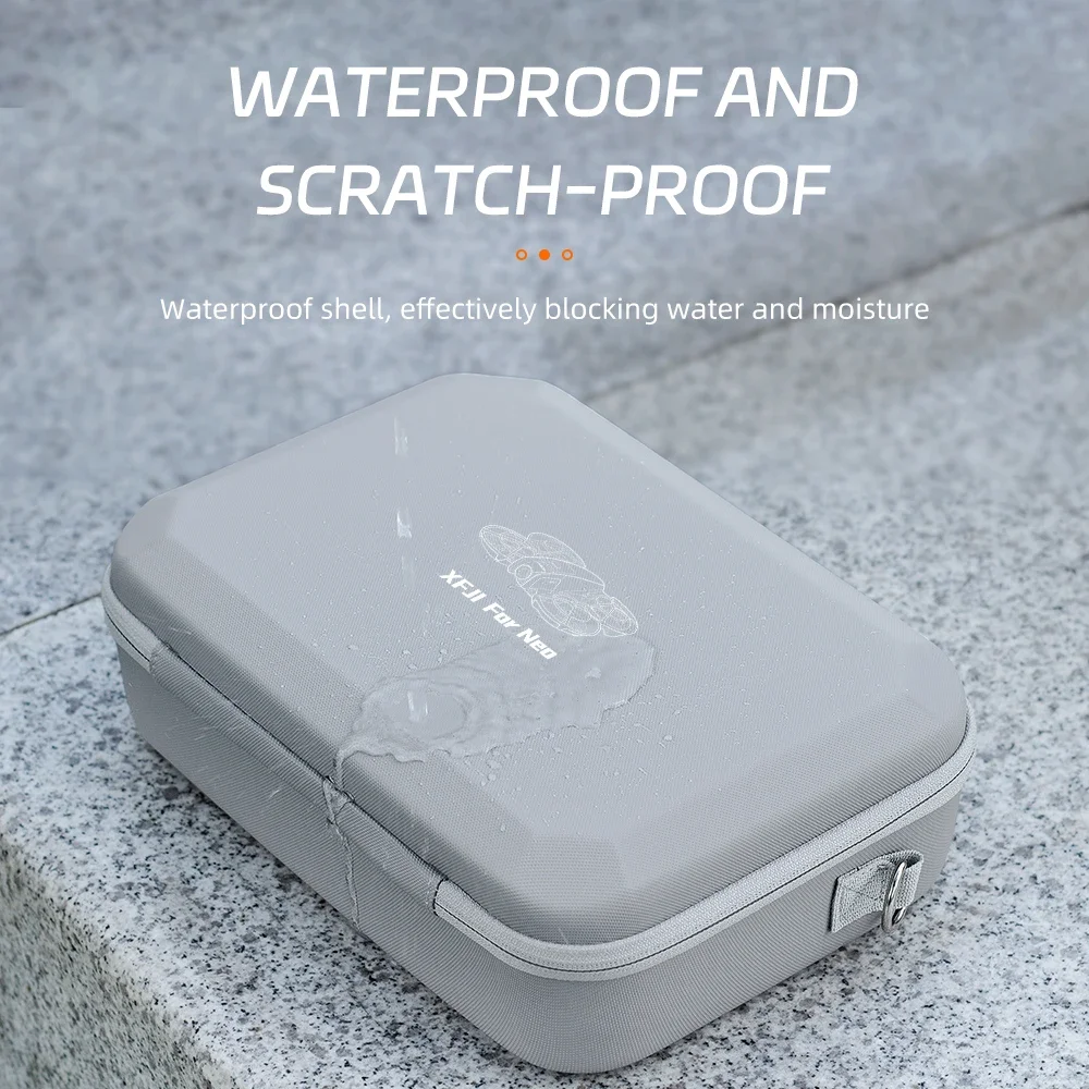 XFJI Storage Bag Protective Carrying Case PU Leather Drop