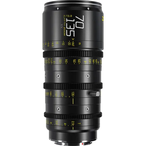 카타 에이스 FF DZOFilm 18-35mm 35-80mm 70-135mm T2.9-T22 시네마 카메라 렌즈 (PL/EF 블랙) '베이어닛, 키트'