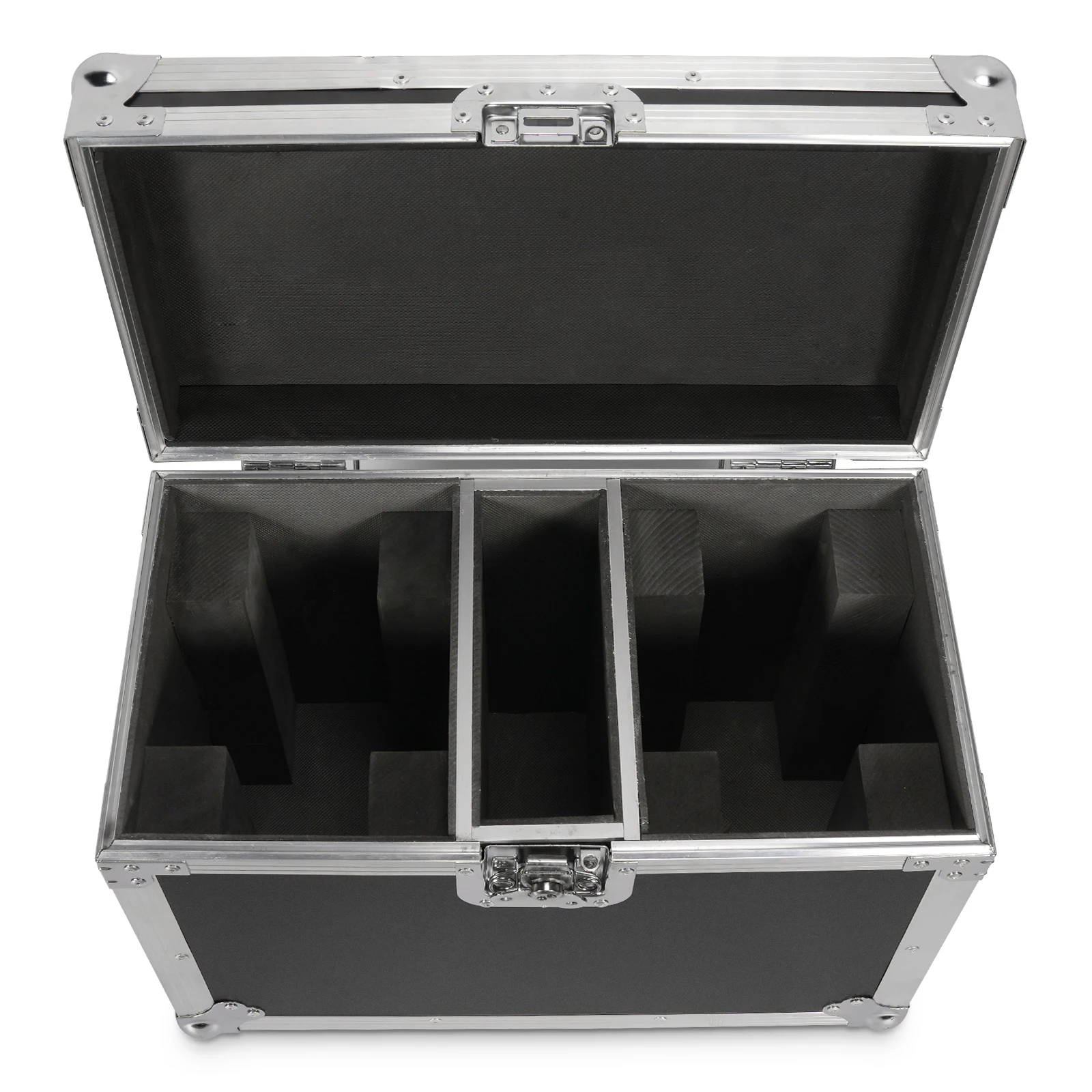 Fieryzeal Gator Cases for (2) LED Light 150W Beam Moving Head Light Stage Light Flight Cases for DJ Party Stage Equipment 4