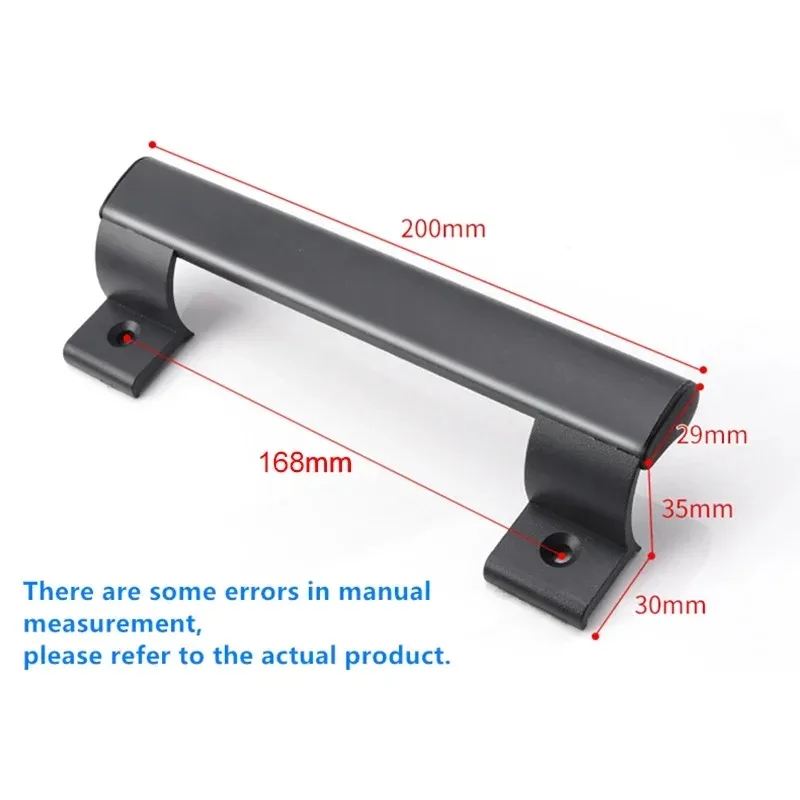 8 Inch Glass Door Pull Handle for Patio Doors Universal Right/Left Aluminum Alloy Sliding Door Handles Furniture Cabinet Handle