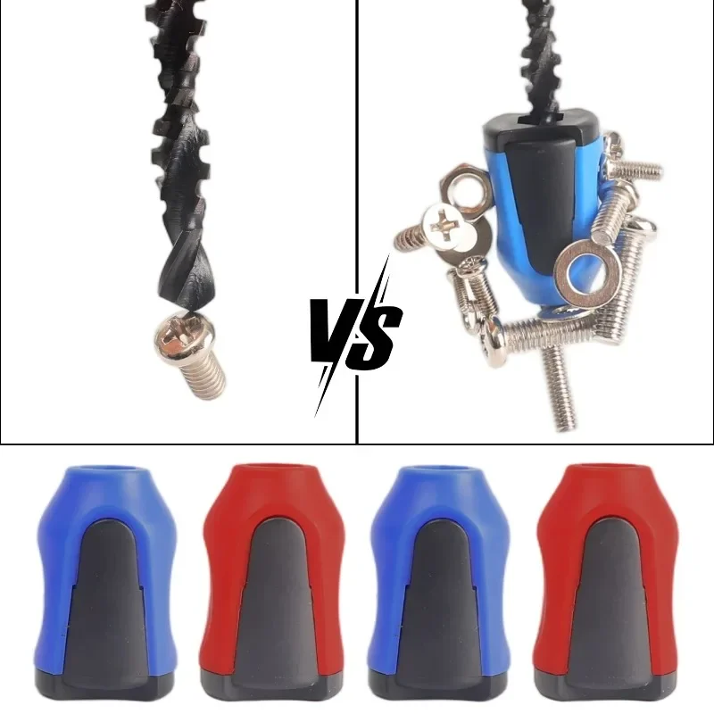 Magnetic Screw Holder Rings - Removable Electric Screw Bit Magnetizer with Universal Magnetic Grip