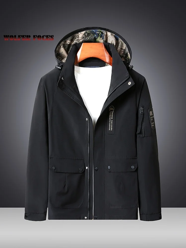 Men's Coats Free Shipping Tactical Jacket Man Military Men Heating Retro Techwear Mountaineering Military Outdoor