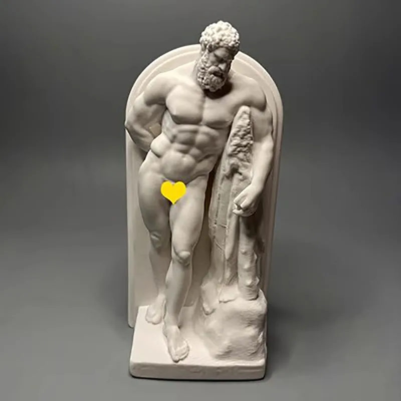 Hercules Gypsum Statue, Sculpture Crafts, Home Decoration, Ornaments, Art Sketch, Teaching Aids, Gifts