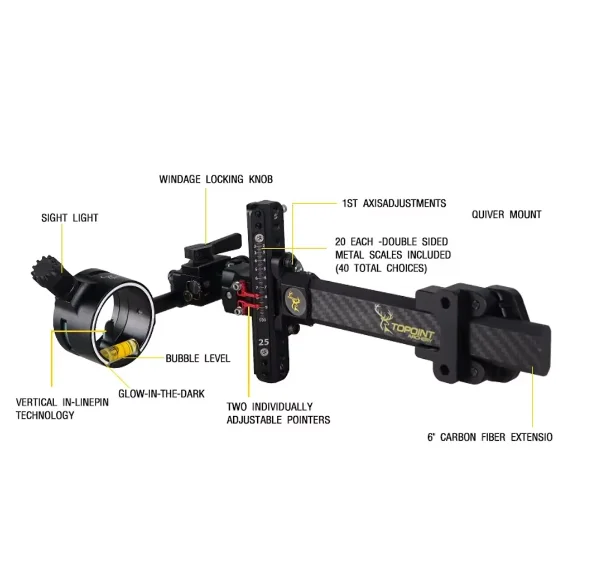 Viseurs pour arcs classiques et accessoires - Viseur de compétition tir
