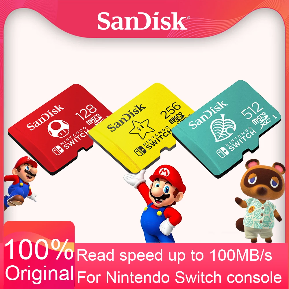 128 Gb Switch Sd Card Speed Requirements Memory Card Original