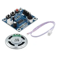 ISD1820 recording module voice module the board telediphon with Microphones + Loudspeaker for 5