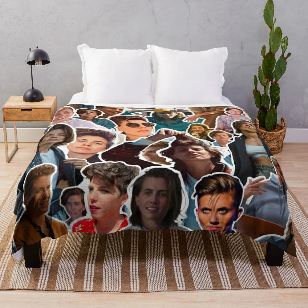 

E.R. Fightmaster Collage, ER Fightmaster,E R Fightmaster Throw Blanket bed plaid Retro Blankets manga Soft Bed Blankets