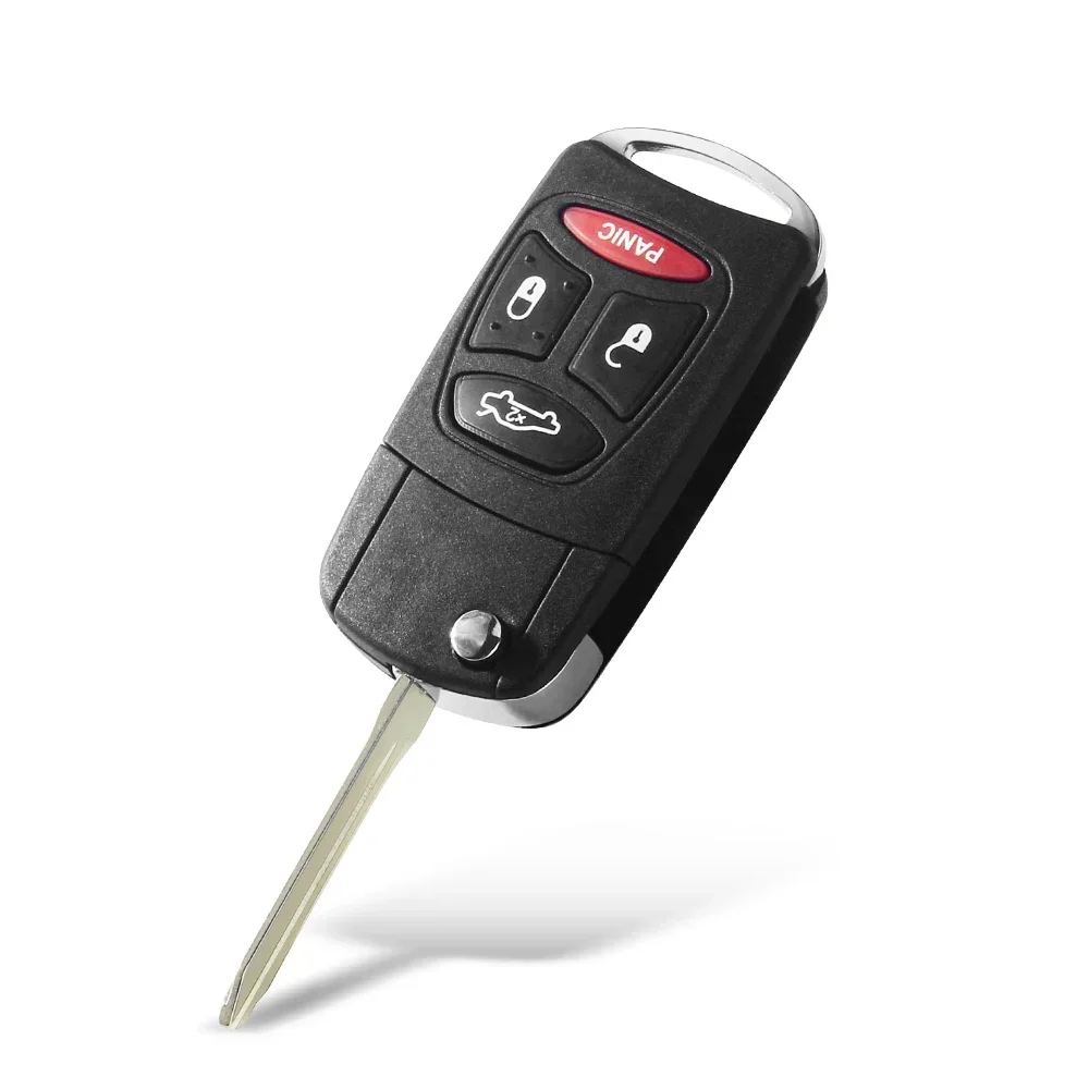 KEYYOU 3 Button Modified Flip Folding Remote Key Shell For Chrysler For Jeep Dodge Ram 1500 Caliber Nitro Ram 2500 3500