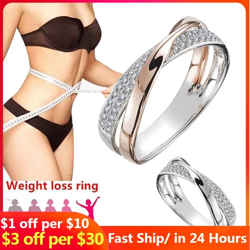 

Magnetic Slimming Ring Weight Loss Health Care Fitness Jewelry Burning Weight Design Opening Therapy Lose Fashion