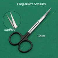 Bird's beak nose septum scissors oblique mouth 45° nose device frog mouth scissors 1pcs 2