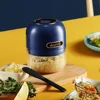 Deerma DEM-JS200 Garlic Blender Masher Meat Grinder Household Puller Wireless Mini Electric Grinder Small Non 3
