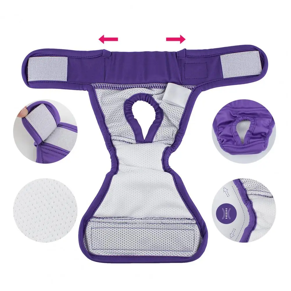 Pet Diapers Dog Diapers Dog Nappies Pet Menstrual Pants Fastener Tape Comfortable Leak-Proof Dog Diaper Periods Incontinence Potty Training