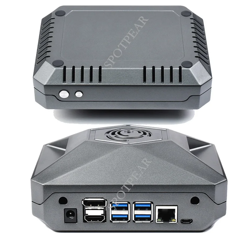 Caixa de Metal Especializada para Jetson Nano Desenvolvedor Kit Liga de Alumínio Irradiando Case - Imagem 3