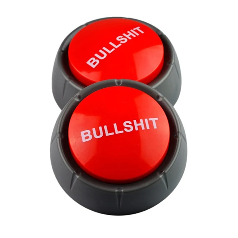 Electronic Loudspeaker Button Bullshit Maybe No Sorry Yes Sound Talking Button Home Office Party Funny Toy Kids Adult Toy Gift sound talking button