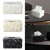 Rectangular Napkin Storage Box Napkin Organizer Cover Ceramic Tissue Box for Desk Office Bedroom Car Restaurant 3
