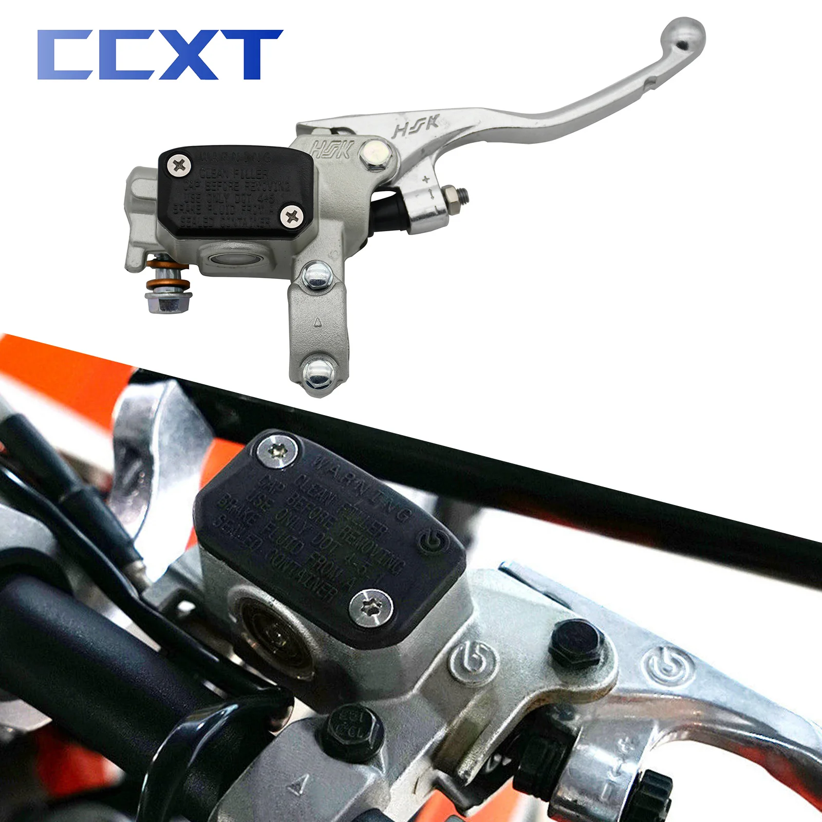 MotorcycleRightBrakeMasterCylinderPumpBrakeLeverForKTMSXSXF