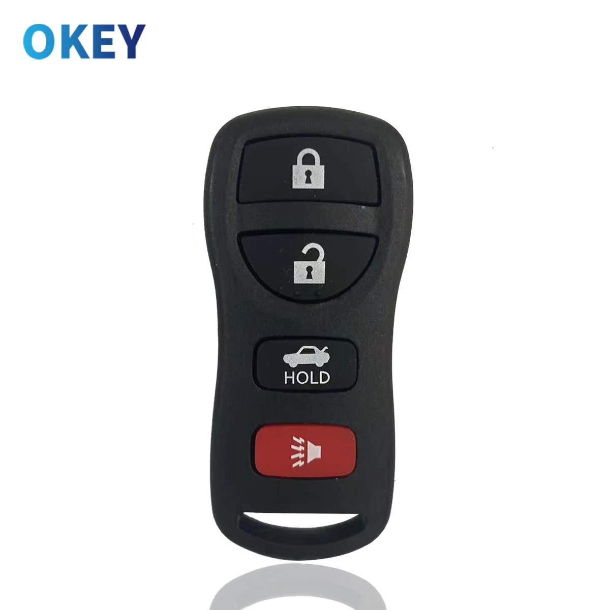 Okey Remote Car Key Shell Replacement 3/4Button For Nissan/Infiniti Frontier Murano Armada Pathfinder Versa Altima Maxima Xterra kigoauto 4button smart car remote key 433 9mhz fsk hitag aes for nissan altima maxima murano 2017 2016 4a chip kr5s180144014