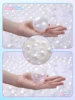 Thicken Crush Proof 5.5cm 100pcs Plastic Ball Pit Balls Multicolor Pearl white and Transparent for Kids Play with Bag 2