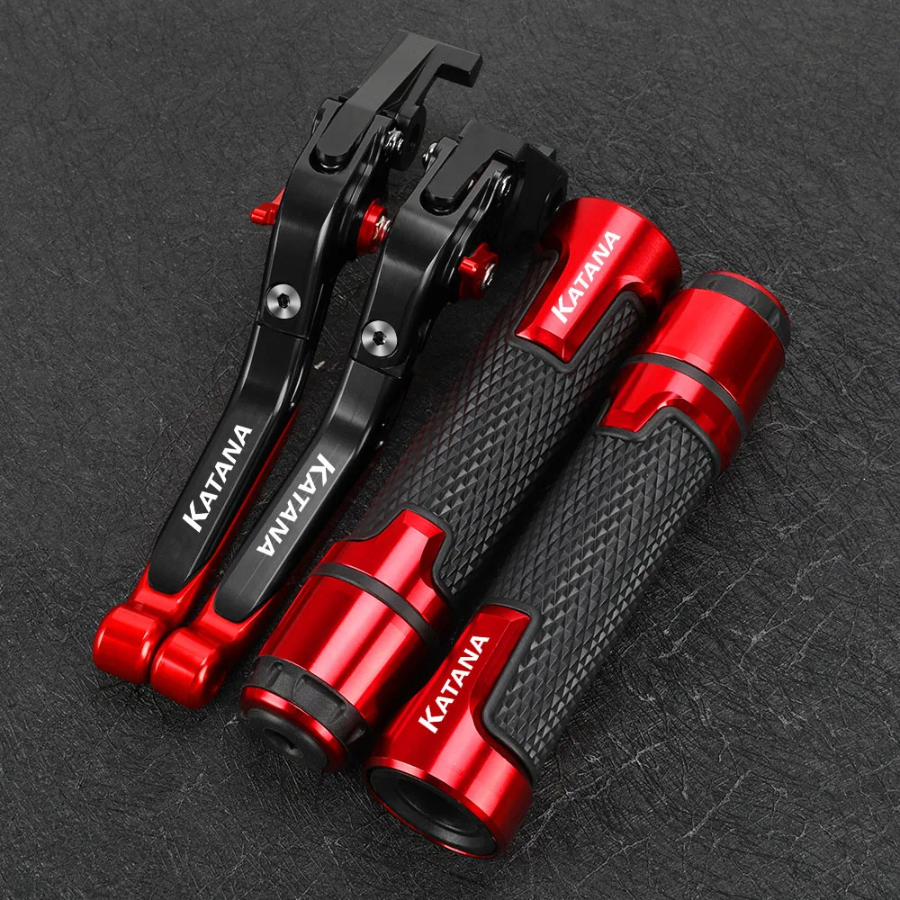 

Motorcycle FOR SUZUKI KATANA GSX600F GSX750F 1989-2007 Folding Extendable CNC Adjustable Clutch Brake Levers Handbar End Grips