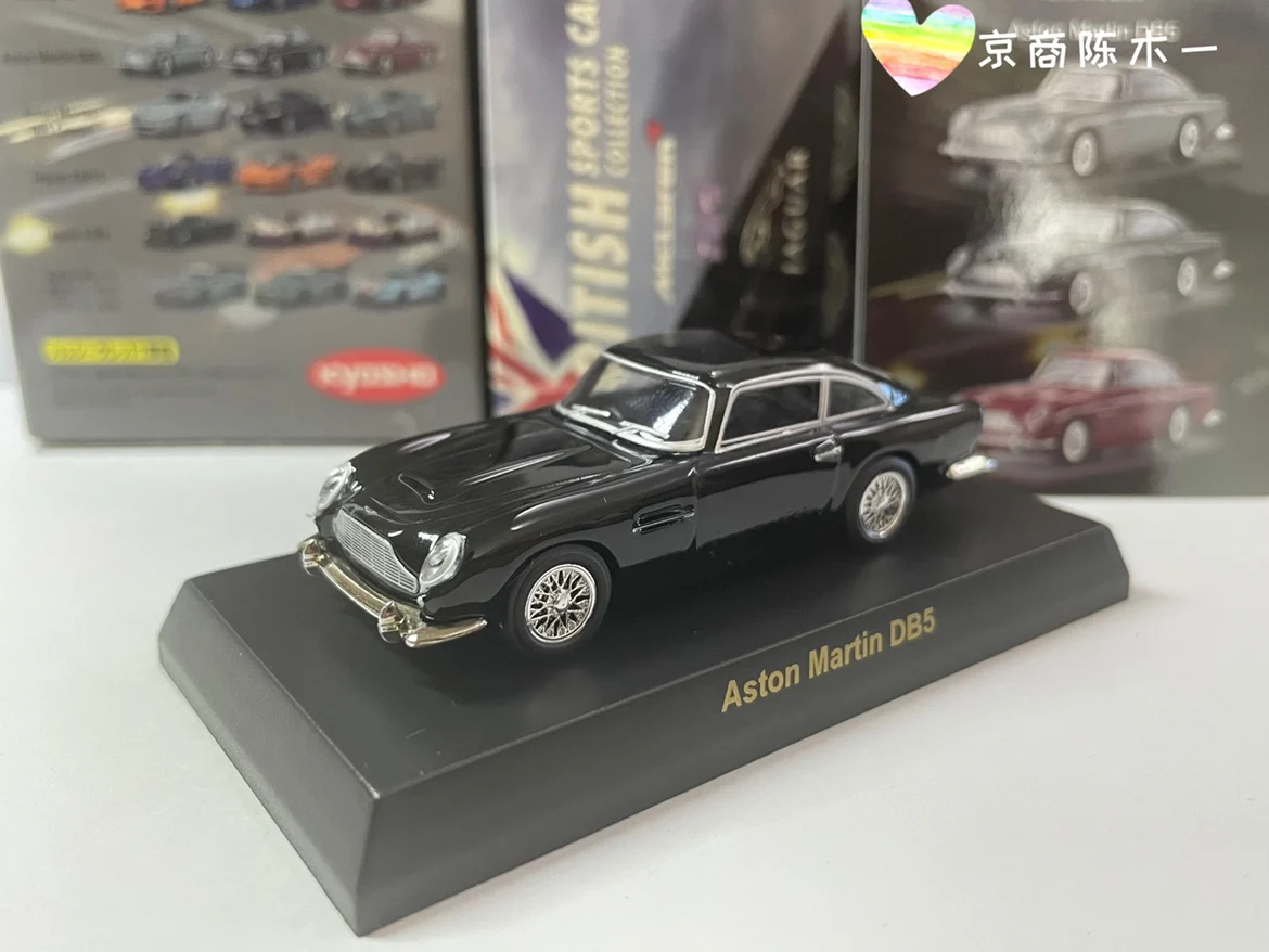 

Коллекция автомобилей KYOSHO 1/64 Aston Martin DB5 из литого сплава, декоративные модели игрушек
