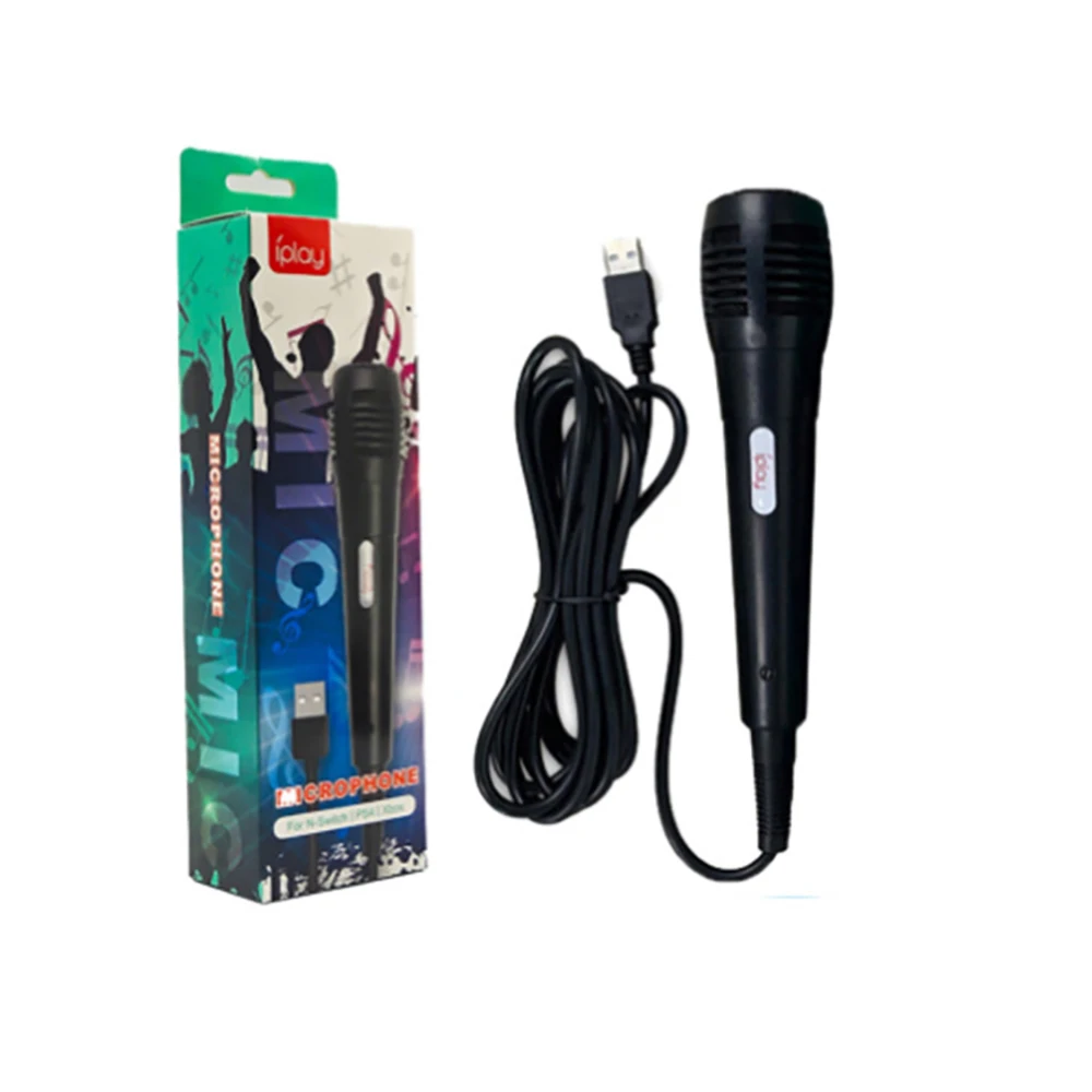 Hot USB Wired Microphone Karaoke Nintendo Wii PS4 Xbox PC Computer Condenser Recording Microfone Ultra-wide