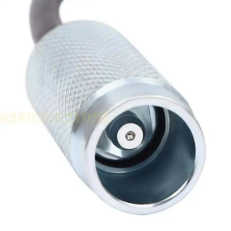 02DE Grease Guns Adapters Quick Release Lubrication Tool With Flexible Extension Hose