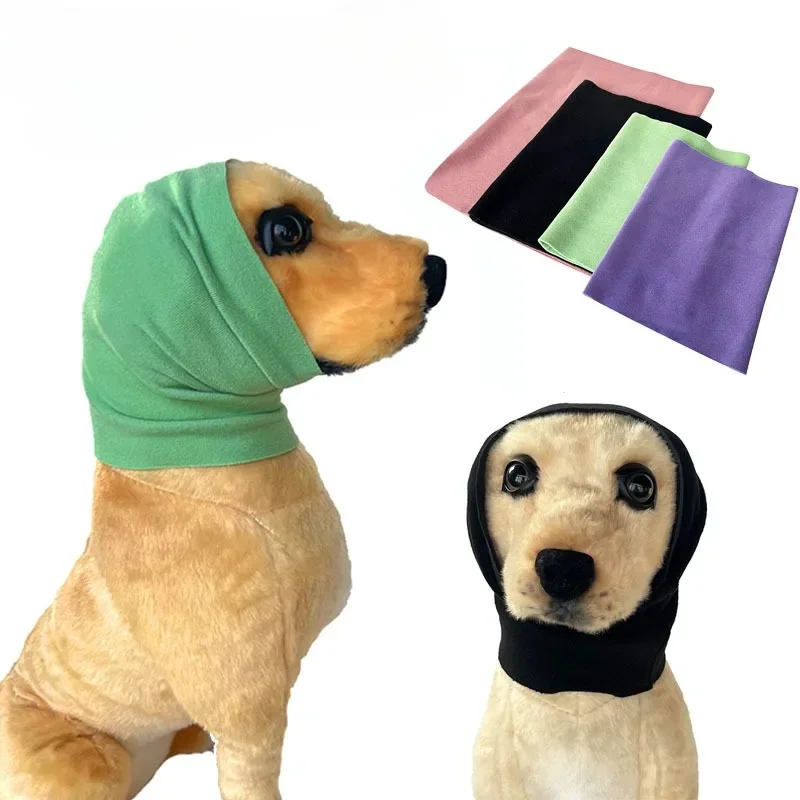 Pack De 2 Orejeras Antiruido Para Perros Y Gatos – Algodón Suave, Rosa Y Azul, Ideales Para Ruidos Fuertes, Baños O Protección Postquirúrgica