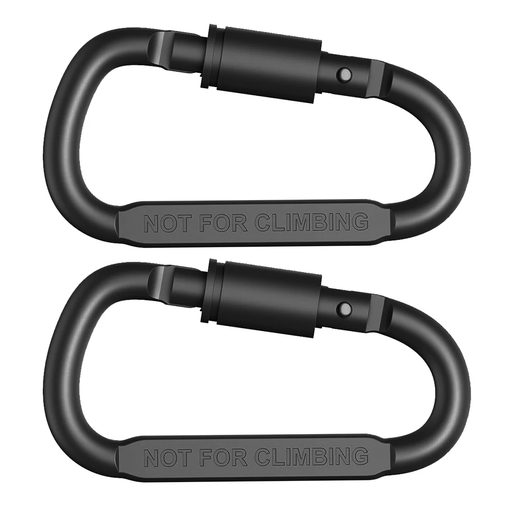 1/2Pcs Outdoor Climbing Carabiner Clips Alluminum Alloy D-ring Buckle Spring Snap Clip Carabiner Keychain Hanging Hook EDC Tools