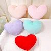 Faux Rabbit Fur Heart Pillow Creative Heart-shaped Sofa Cushion Bedside Decorative Ornaments Cute Pillow Chair Cushion 1