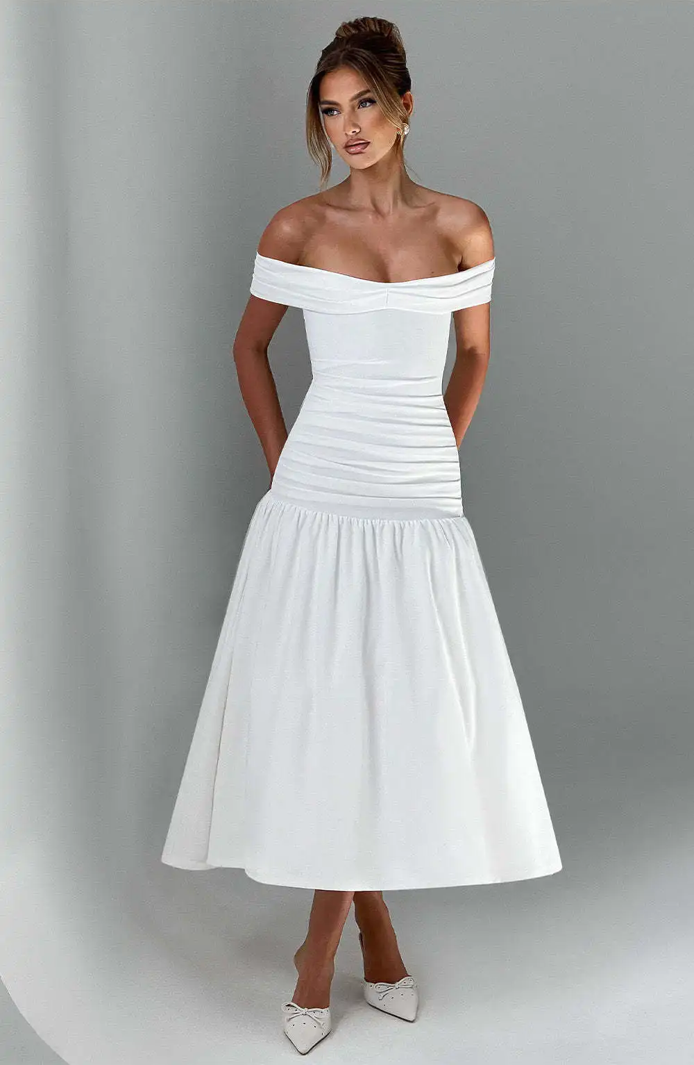 Elegant Sleeveless Tight Zipper Dress Women Sexy One Shoulder Backless Vestido Autumn/Winter Party Club Evening Dress