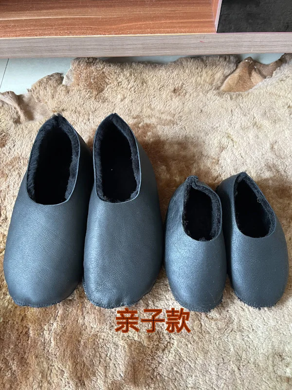 Women Winter Floor Shoes Indoor Socks Shoes Warm Woolen Ladies Plush Soft Comfortable Men Winter Slippers Pantoffels