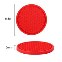 Car Coaster Anti-Slip Silicone Water Cup Pad 3