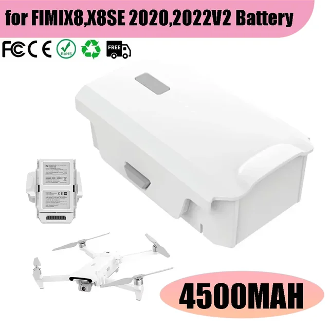 For FIMI X8SE 2020 / 2022 V2 Battery Drone Accessories 4500mAh Lithium Batteries Replacement Spare Part Drone Battery Pack 1