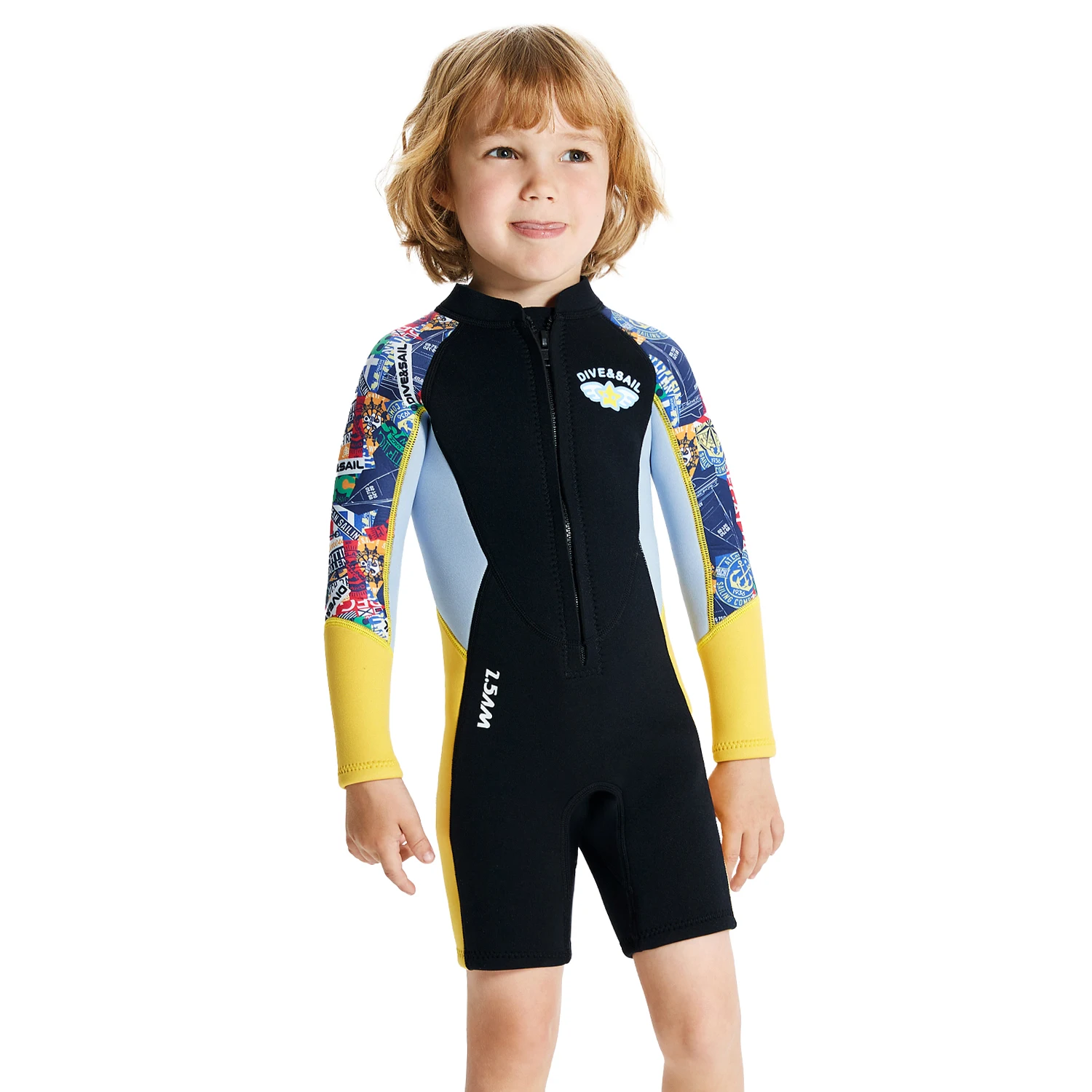 Traje de buceo de neopreno con forro polar para niños, traje de baño de  surf, traje de neopreno para niños para piscina de apnea, 3,5mm - AliExpress