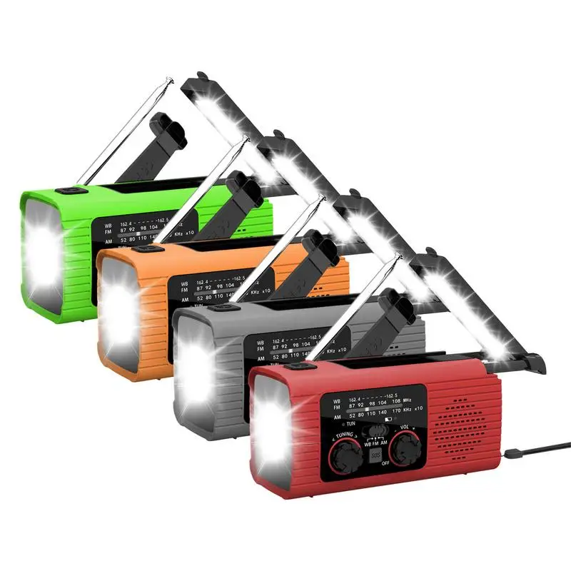 Solar Portable Solar Hand Crank Survival Radio 6