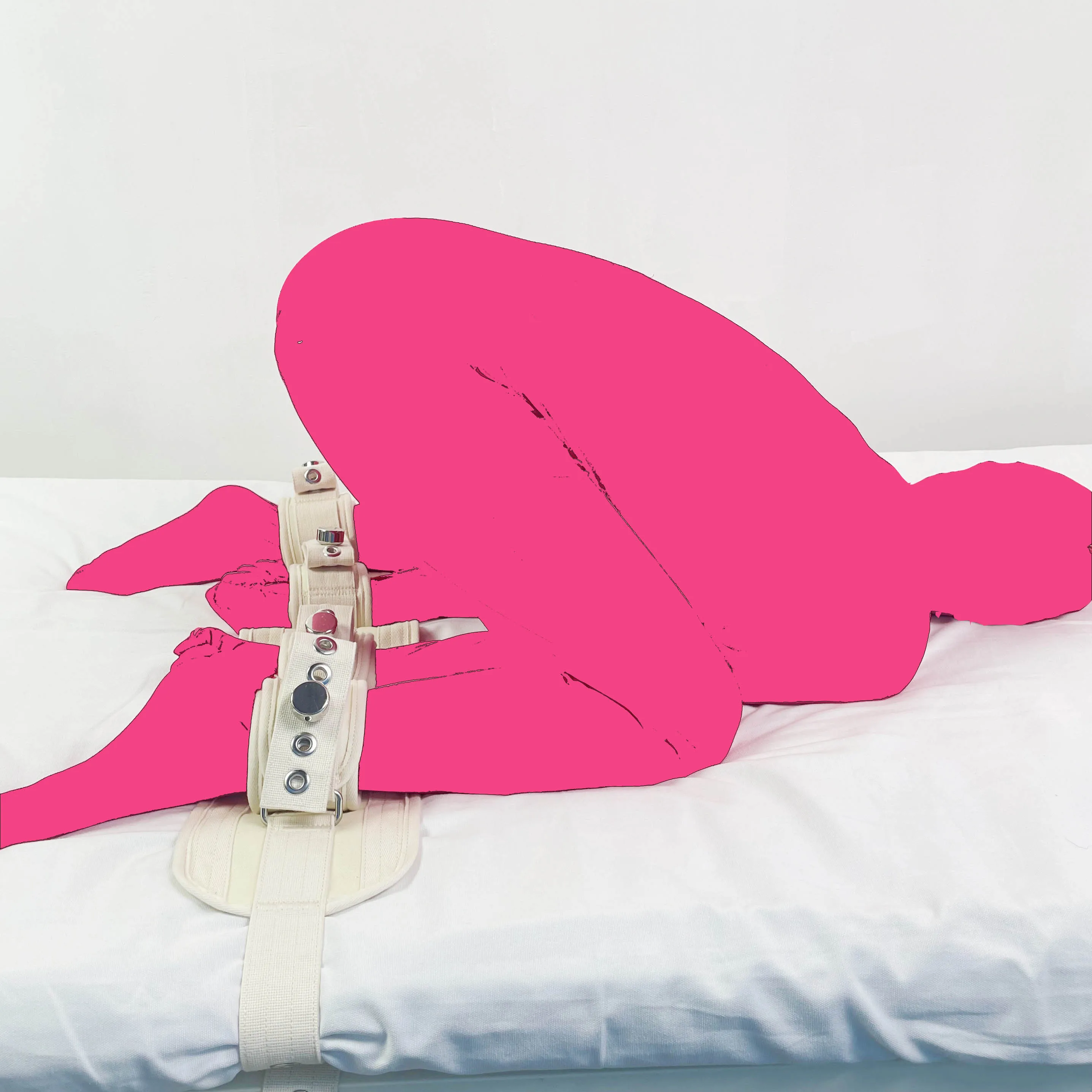 Pillory Bed Bondage BDSM Sex Fetish Bondage Ties and Restraints Hands Leg Cuffs Magnetic Restraint Sexual Bondage Set Erotic Toy